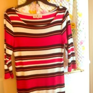 Lovely striped long sleeve dress